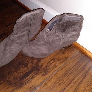 Boots, dress, hoodie